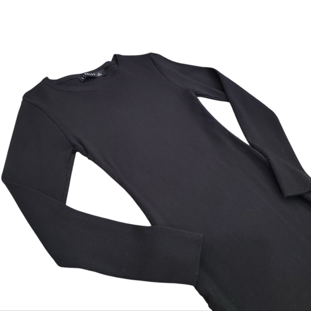 Lioness Black Military Minds Ruched Mini Dress Long Sleeve Bodycon Women… - Picture 10 of 17